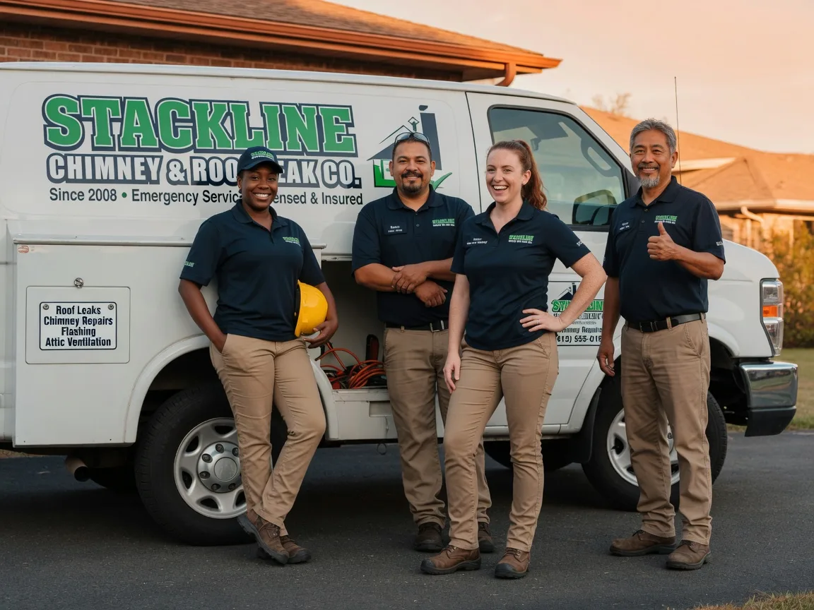 Chimney flashing repair company in Bruce, WI